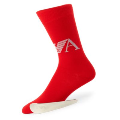 ARMANI Jacquard socks and shoehorn gift set