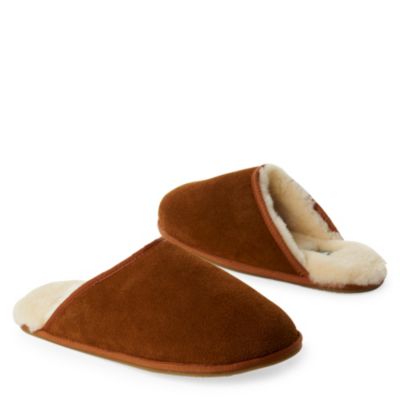 MORLANDS Open&ndash;back sheepskin slippers