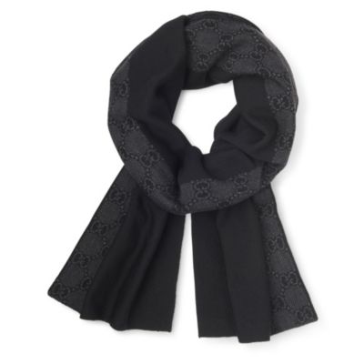 GUCCI GG striped scarf