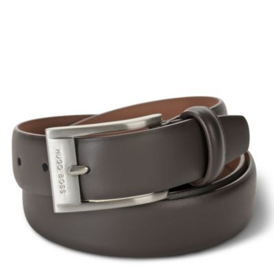 HUGO BOSS Slim logo buckle belt