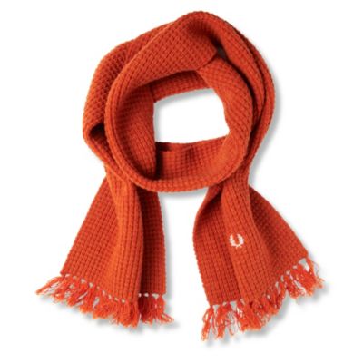 FRED PERRY Moss Stitch scarf