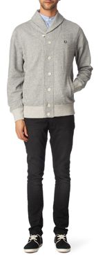 FRED PERRY Shawl&ndash;collar top