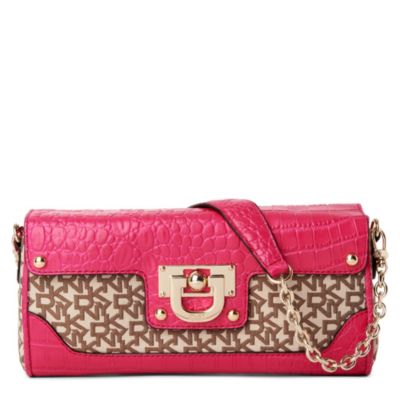 Dkny Town & Country Croc Clutch