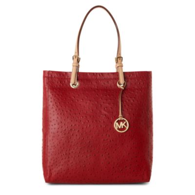 MICHAEL MICHAEL KORS Jet Set ostrich tote
