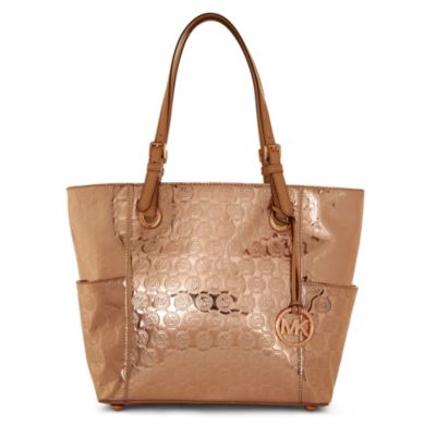 MICHAEL MICHAEL KORS Jet Set metallic tote