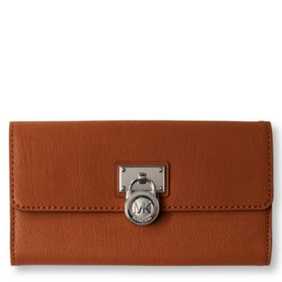 MICHAEL MICHAEL KORS Hamilton large wallet silver