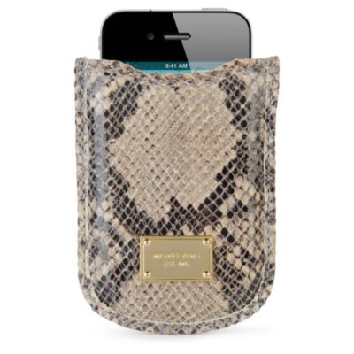 MICHAEL MICHAEL KORS Jet Set python phone case