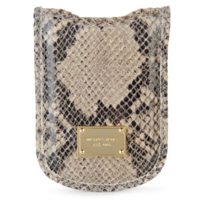 MICHAEL MICHAEL KORS Jet Set python phone case