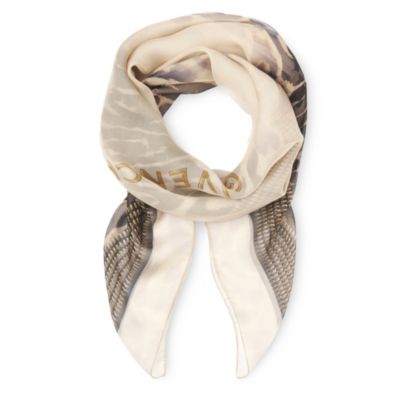 GIVENCHY Leopard print scarf