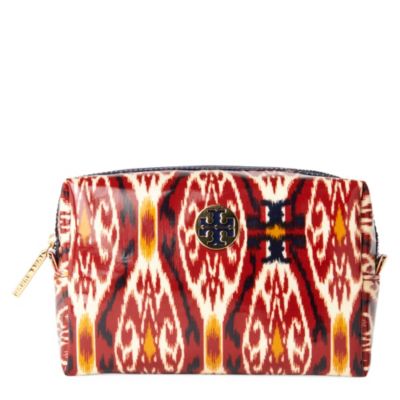 TORY BURCH Bridget printed cotton cosmetic case