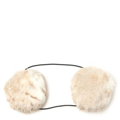 BLANCHE IN THE BRAMBLES Faux fur ear muffs