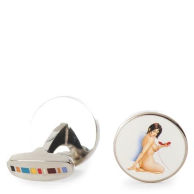 PAUL SMITH ACCESSORIES Naked Lady cufflinks