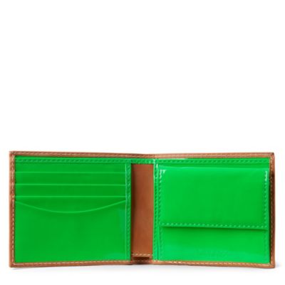 PAUL SMITH ACCESSORIES Fluorescent interior billfold coin wallet