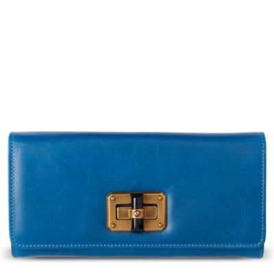 LANVIN Continental lock wallet