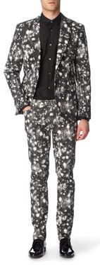 MOSCHINO Sequin print blazer
