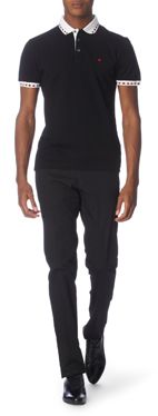 MOSCHINO Suit trim polo shirt