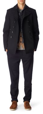 ASPESI Peacoat with removable gilet