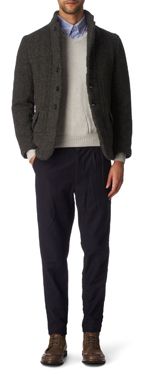ASPESI Herringbone three&ndash;button jacket