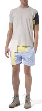 CHRISTOPHER SHANNON Panelled t–shirt