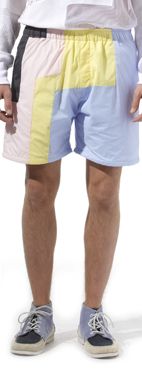 CHRISTOPHER SHANNON Panelled sports shorts