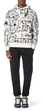 MCQ ALEXANDER MCQUEEN Scribble graphic hoody