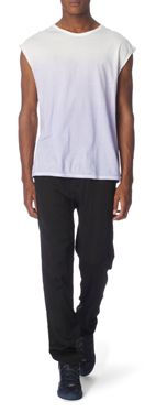 3.1 PHILLIP LIM Cut-off dip-dye t&ndash;shirt