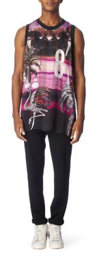 ASTRID ANDERSEN Digi-print silk jersey