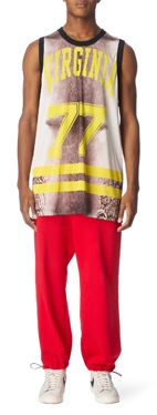 ASTRID ANDERSEN Digi-print basketball tank top
