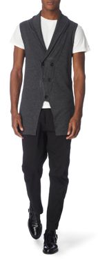 ANN DEMEULEMEESTER Double-breasted sleeveless cardigan