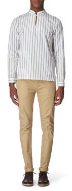 A.P.C. Striped grandad shirt