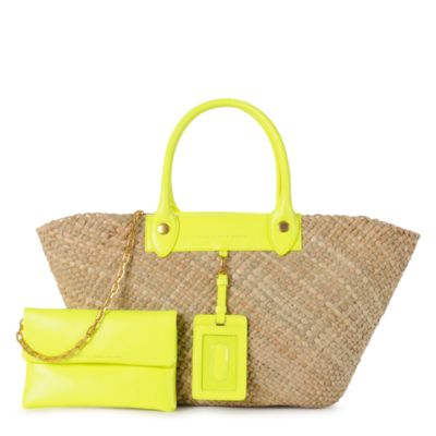 MARC BY MARC JACOBS Preppy Straw Rosa tote