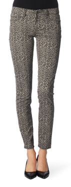 PAIGE DENIM Leopard-print skinny jeans