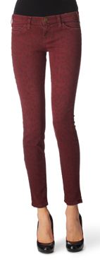 CURRENT/ELLIOTT Leopard&ndash;print skinny jeans