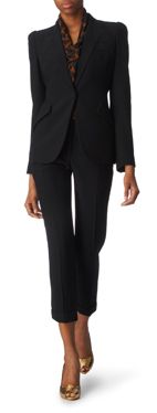 ALEXANDER MCQUEEN Crepe blazer