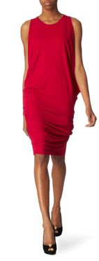 ALEXANDER MCQUEEN Ruched dress