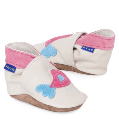 INCH BLUE Bird d'amour booties 0-18 months