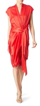 LANVIN Wrap-effect dress