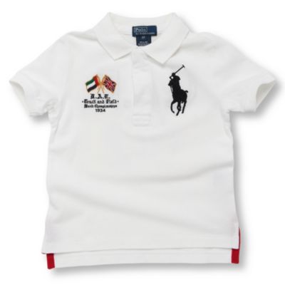 RALPH LAUREN U.A.E Crossed-Flags Country polo shirt 2-7 years