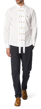VIVIENNE WESTWOOD Three&ndash;placket regular fit single cuff shirt