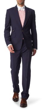 VIVIENNE WESTWOOD One&ndash;button suit navy