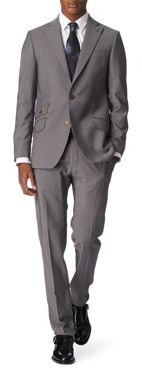 VIVIENNE WESTWOOD Two&ndash;button wool suit grey