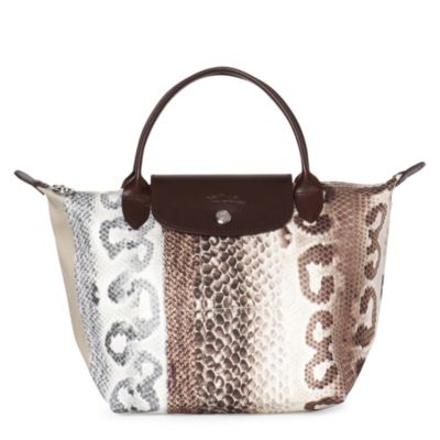 LONGCHAMP Reptiligne Toile small handbag