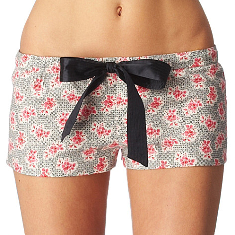 JUICY COUTURE Floral flannel shorts