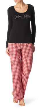 CALVIN KLEIN Embellished pyjama top