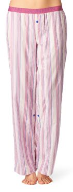 CALVIN KLEIN Woven cotton roll-up pyjama bottoms