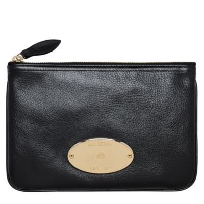 MULBERRY Zipped leather pouch