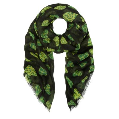 MULBERRY Heart-print scarf