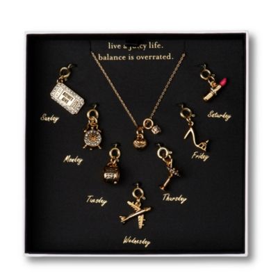 JUICY COUTURE Days of The Week necklace