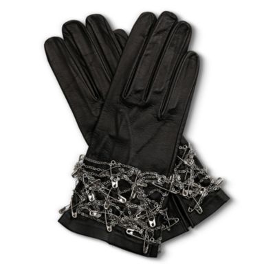 TOM BINNS Safety pin gloves