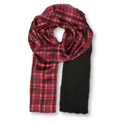 HAIDER ACKERMANN Fringed checked scarf